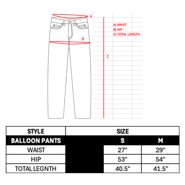 BALLOON PANTS